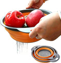 2 Pack Collapsible Silicone Colander by WHZHAOCAI