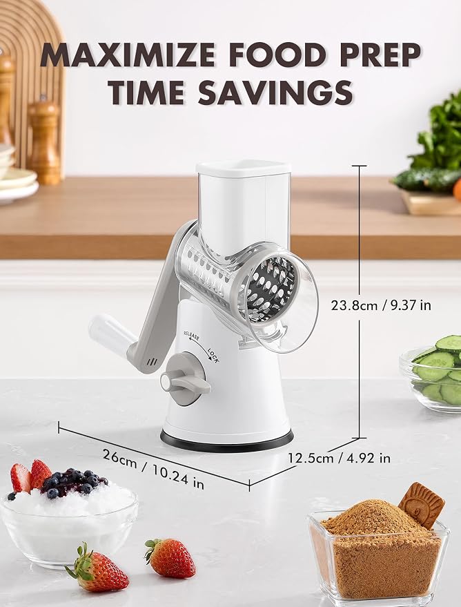 GDL Rotary Cheese Grater Hand Crank - Image 7