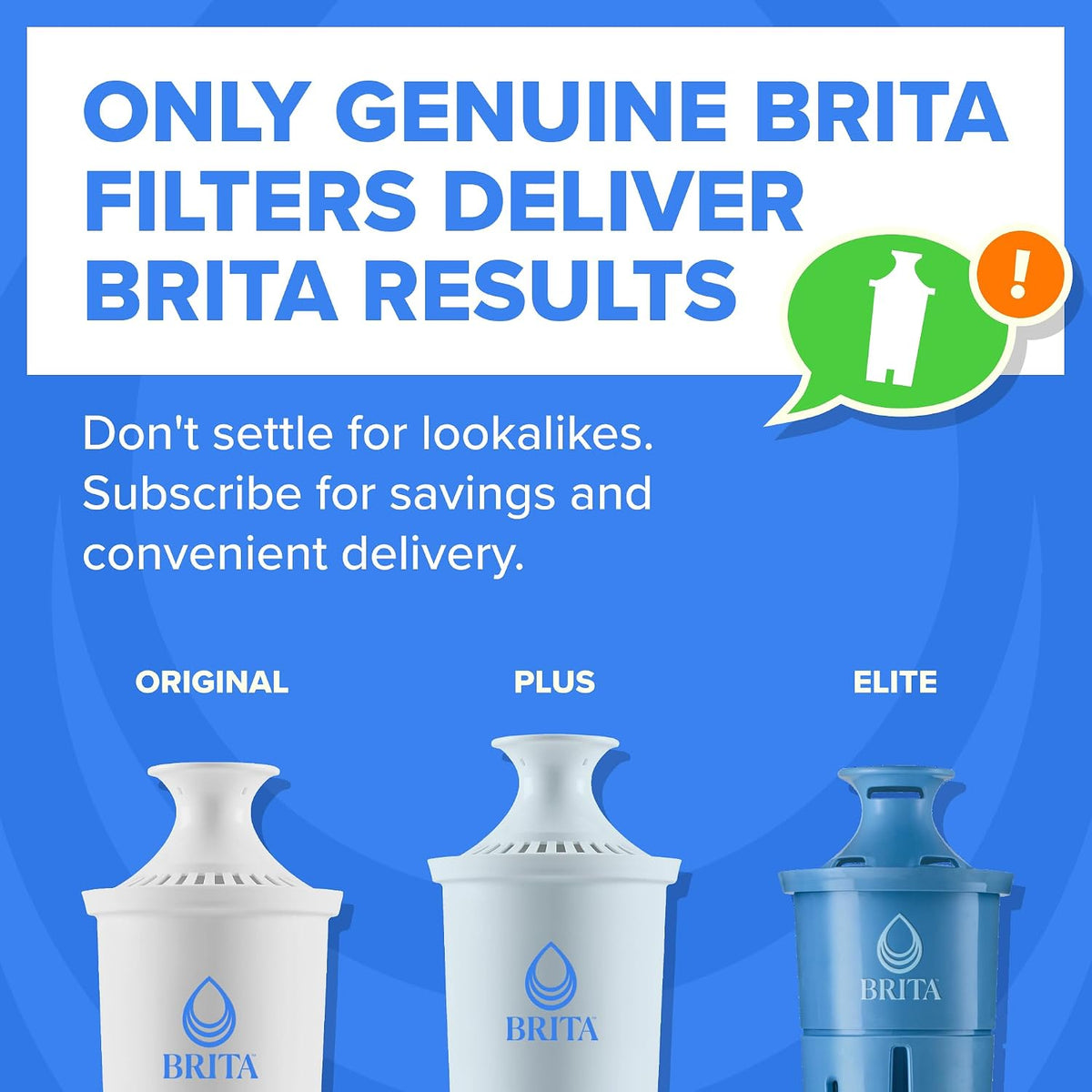 Brita Large 10-Cup Water Filter Pitcher with BritaPlus Filter, WQA