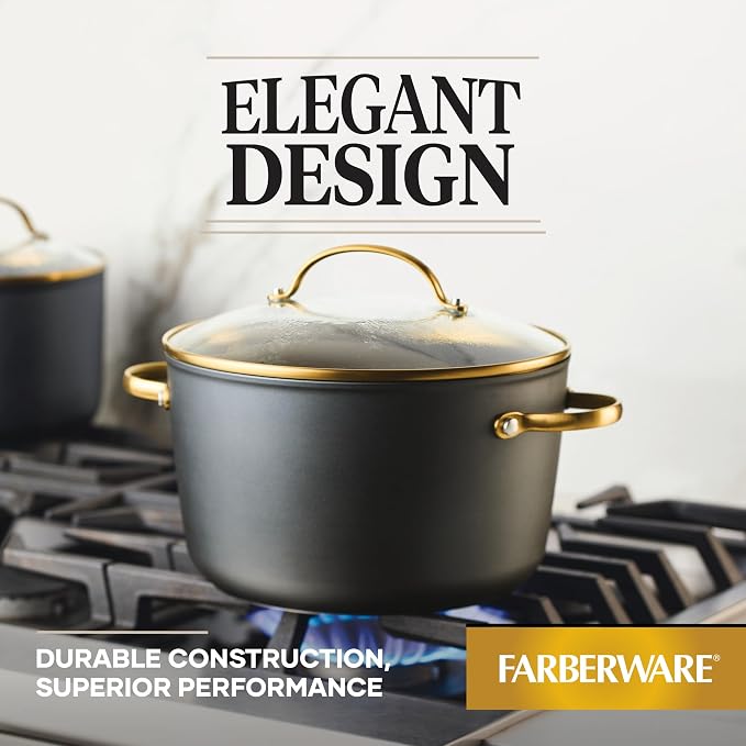 Farberware Forged Induction Ceramic Nonstick Cookware Stockpot - Image 6
