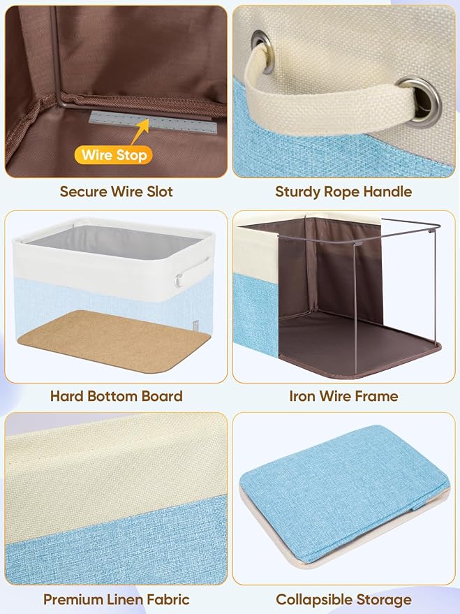 BALEINE 1 Pack Fabric Closet Storage Bins - Image 6