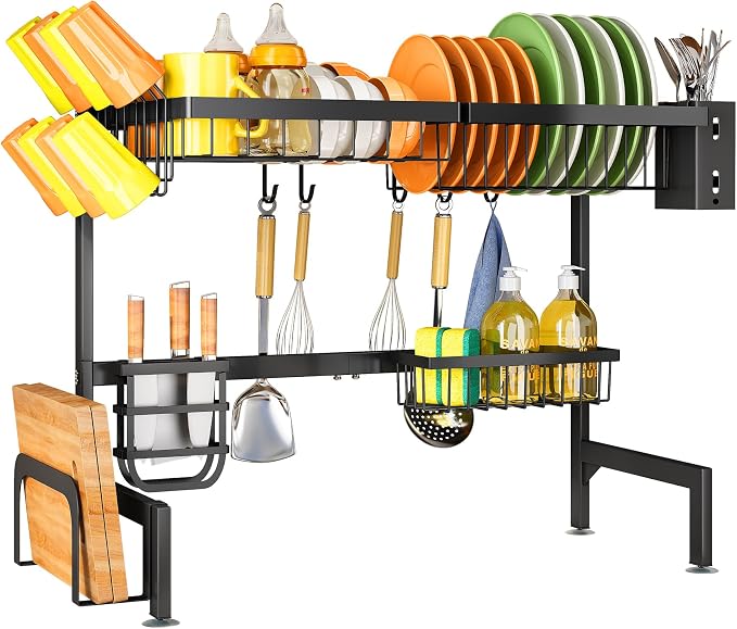 SNTD Over The Sink Dish Drying Rack - Image 9