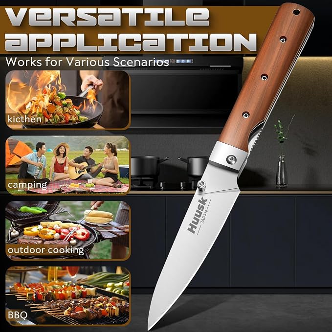 Huusk Folding Chef Knife Set - Image 6