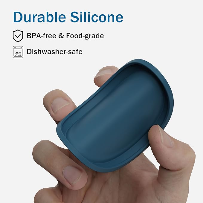 OHMO 2 Pack Pet Food Can Lids, Silicone Pet Food Can Lids Covers - Image 3