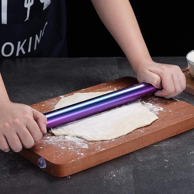 Berglander Rainbow Rolling Pin, 16.7 Inches Stainless Steel Colorful Matte - Image 7