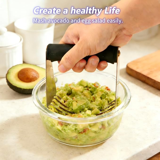 SmileCat Stainless Steel Dough Blender, Dishwasher-Safe Pastry Cutter, Biscuit - Image 6