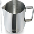 Milk Frothing Pitcher, Thicker Version 12oz Espresso Steaming Pitchers by Zroden