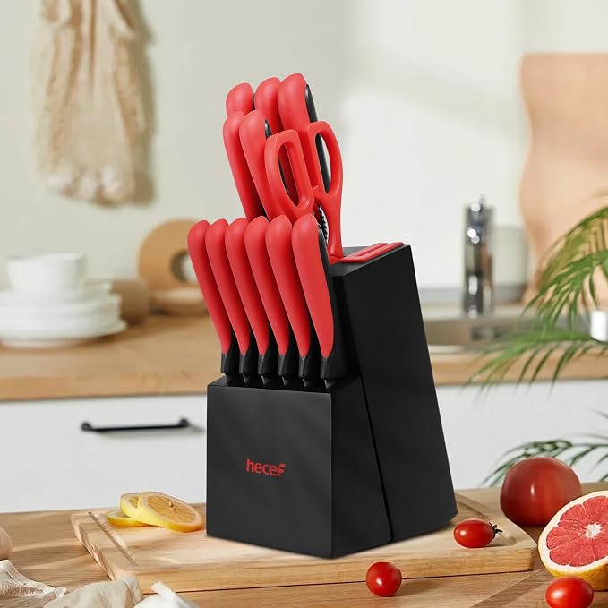 hecef 14 Pieces Kitchen Knife Set - Image 7