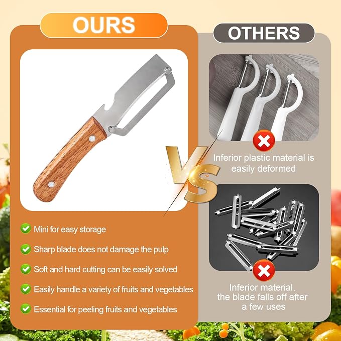 Multi-Functional Kitchen Vegetable Peeler: Ergonomic Handle, - Image 5