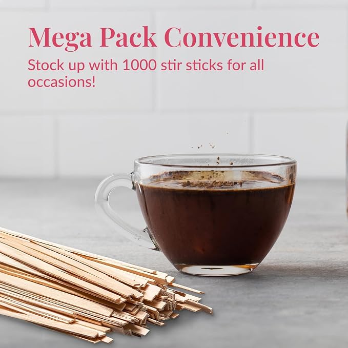 1000 Wooden Coffee Stirrer by Prestee - Image 4