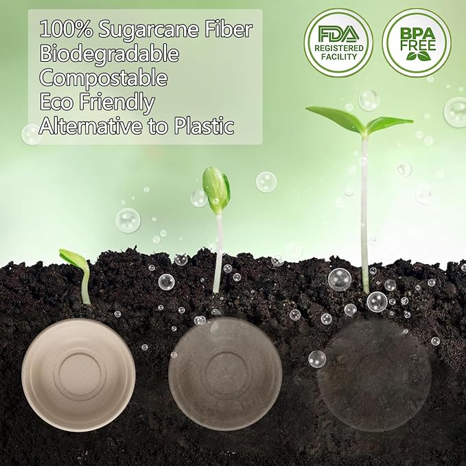 Homestockplus 16 Oz Disposable Bowls Heavy Duty Small Paper Bowls made of 100% - Image 3