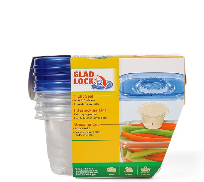 Glad GladWare To Go Snack Food Storage Containers - Image 4