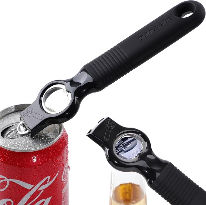 2-Pack Magnetic Beer Bottle Opener & Soda Can Opener, 2-in-1 Bottle Opener and by DUNLAGUE