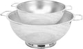 2PCS Colander for Kitchen, 3QT and 5QT, Stainless Steel Colander Strainer by Kteniy