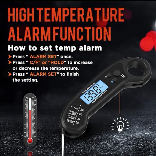 Meat Thermometer Digital, Instant Read Meat ThermometerI - Image 4