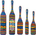 Pakkawood Spurtle Set, Gudamaye 5 Pcs Pakkawood Kitchen Utensils, Wooden Spoons by Gudamaye-WoodenUtensilsSets