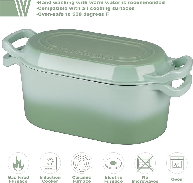 VORRINGARD Oval Dutch Oven Pot - Image 3