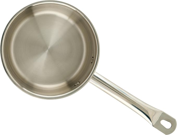 Winco Heavy-Duty Stainless Steel Sauce Pan - Image 7