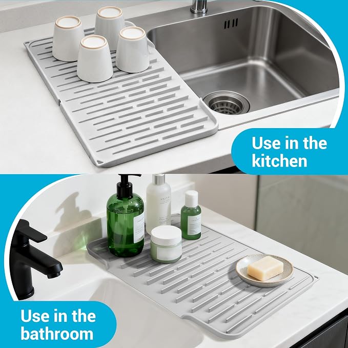 Foldable Silicone Dish Drying Mat - Image 7