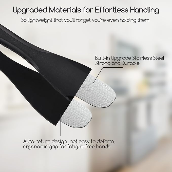 SOLEADER 11 Inch Silicone Tongs - Image 6