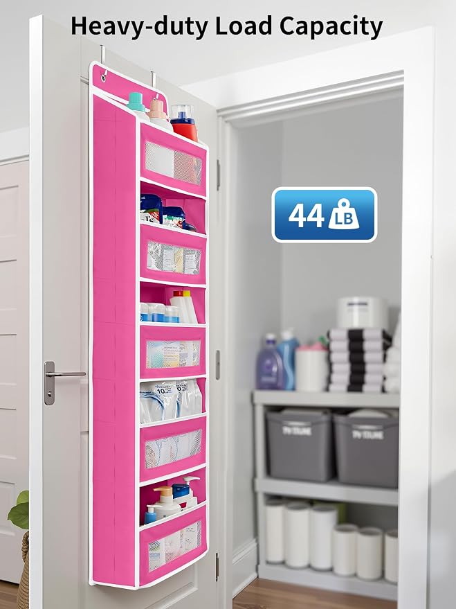 JARLINK 2 Pack Over The Door Organizer Storage, 5 Shelf Hanging Door Organizer - Image 6