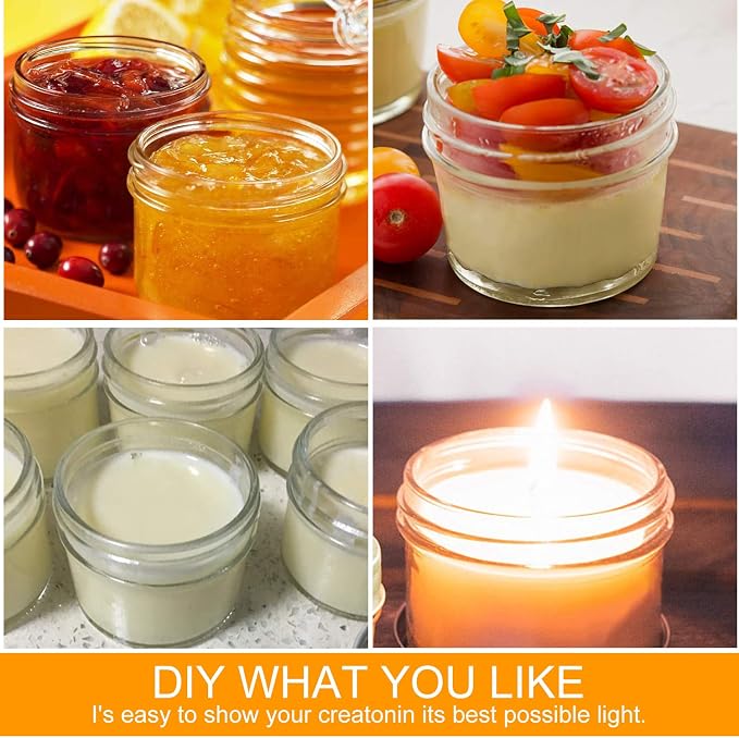 QAPPDA 4oz Glass Jars With Lids And Bands, Small Mason Jars, Mini Canning Jars - Image 7