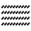 MECCANIXITY 120Pcs Slotted Split Roll Pins 4/25 Inch Dia. 3/10 Inch Length 65Mn by MECCANIXITY
