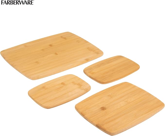 Farberware 4-Piece Bamboo Cutting Board Set - Image 2