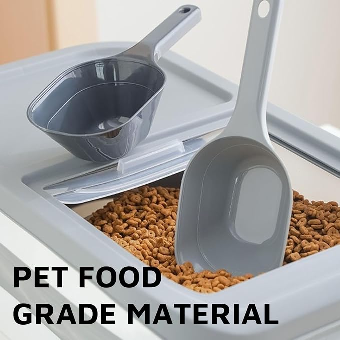 2 PACK 1 Cup Capacity Dog and Cat Plastic Pet Food Scoop - Image 3