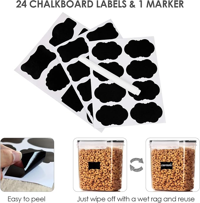 Vtopmart Airtight Food Storage Containers 6 Pieces - Image 5