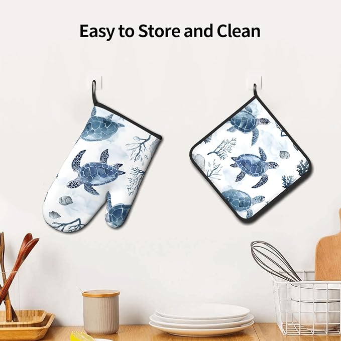 Nautical Oven Mitts for Women - Image 6