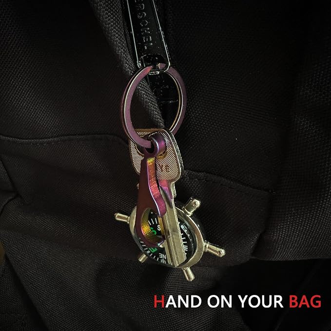 Titanium Bottle Opener, Small Keychain Beer Bottle Opener Can Opener - Image 4