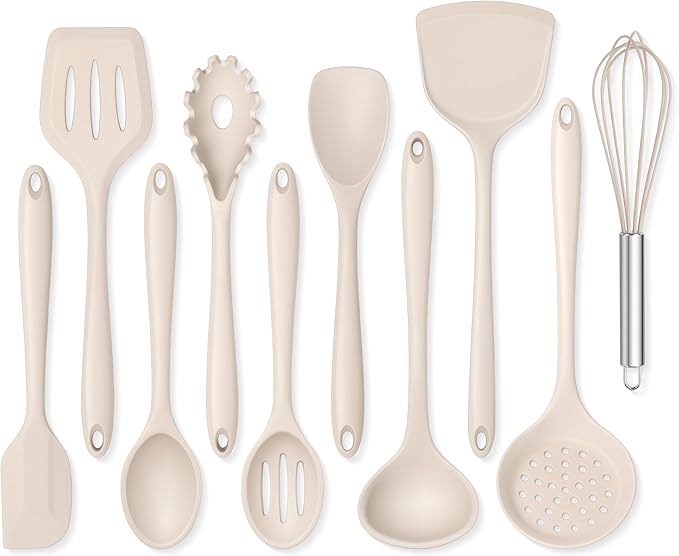 Onader Silicone Cooking Utensils Set of 10, Kitchen Utensils by Onader