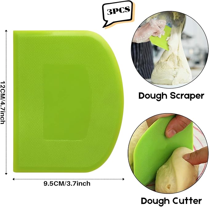 SURDOCA Dough Scraper Bench Scraper - Image 2