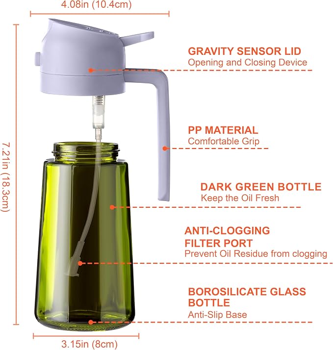 CXINYI - 16oz/470ml Olive Oil Dispenser - Image 6