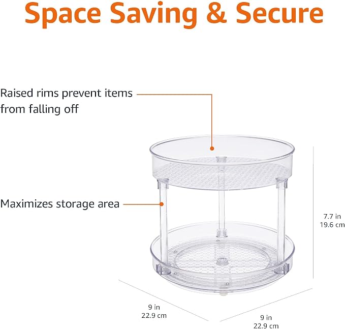 Amazon Basics Lazy Susan Turntable Organizer - Image 3