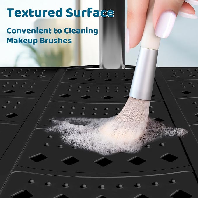 Bathroom Sink Cover for Counter Space, Sink Mat Foldable Sink Cover, Silicone - Image 7