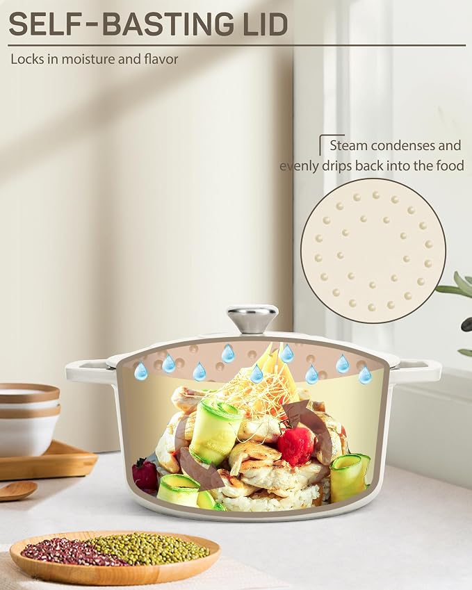 Ciwete 6 QT Dutch Oven Pot - Image 6