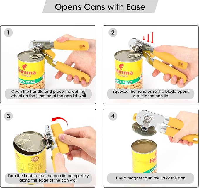Beneno Heavy Duty Hand Can Opener Manual - Image 4