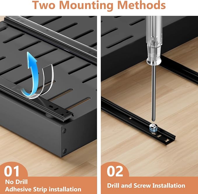 2 Pack Pull out Cabinet Organizer, Width Depth, - Image 6