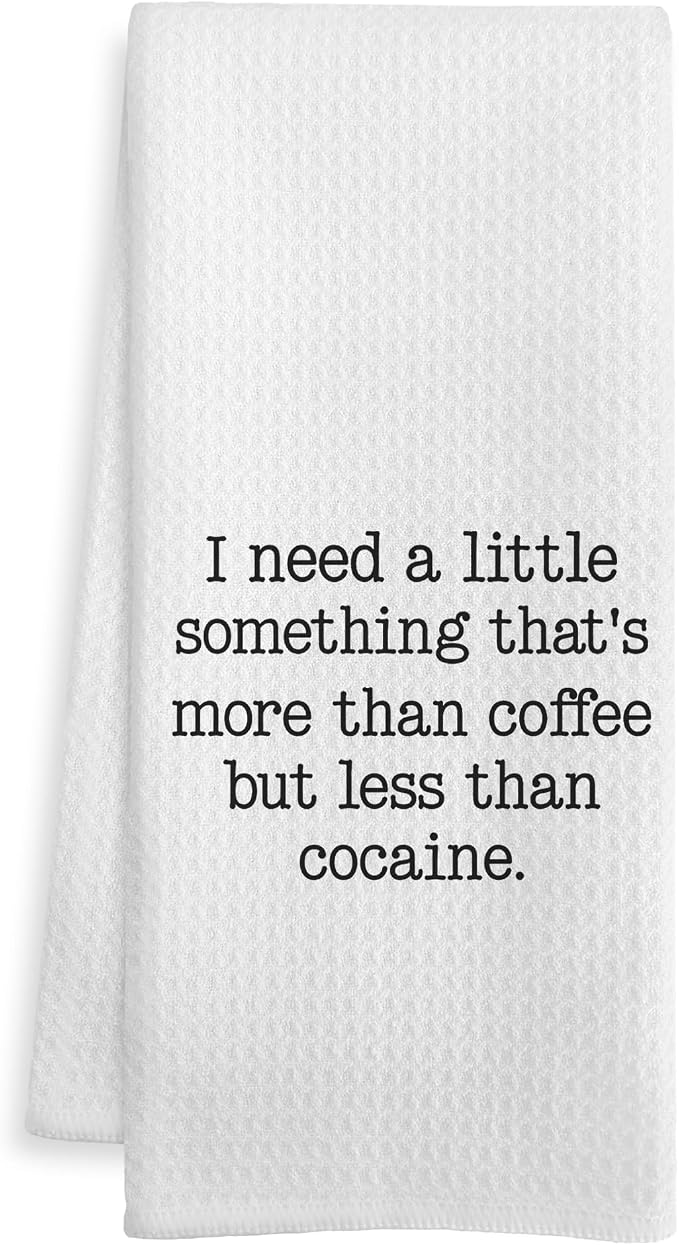 Funny Coffee Kitchen Towels, Gifts by Unknown