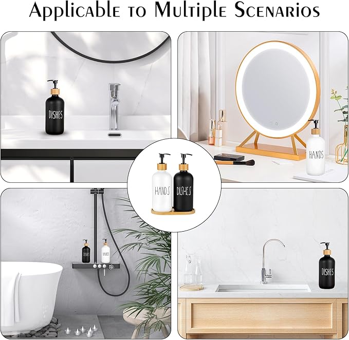 Arktek Glass Soap Dispenser Set - Image 7