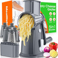 MealHelper 5 Blade Rotary Cheese Grater Hand Crank by Unknown