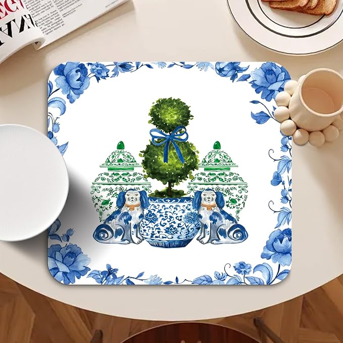 Chinoiserie Dish Drying Mat - Image 5