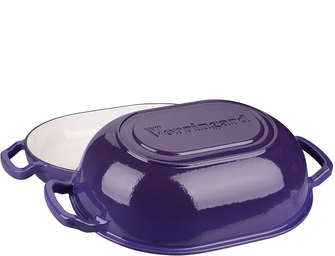 VORRINGARD Enameled Cast Iron Sourdough Bread Oven, Dutch Oven, Loaf Cast Iron - Image 4