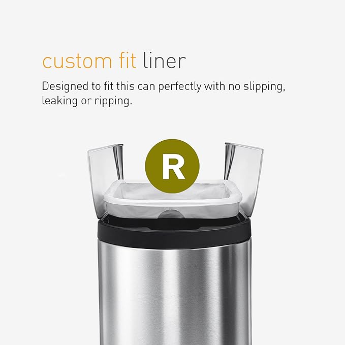 simplehuman CW0253 Code R, Custom Made Bin Liners, 3 x Pack of 20 - Image 4