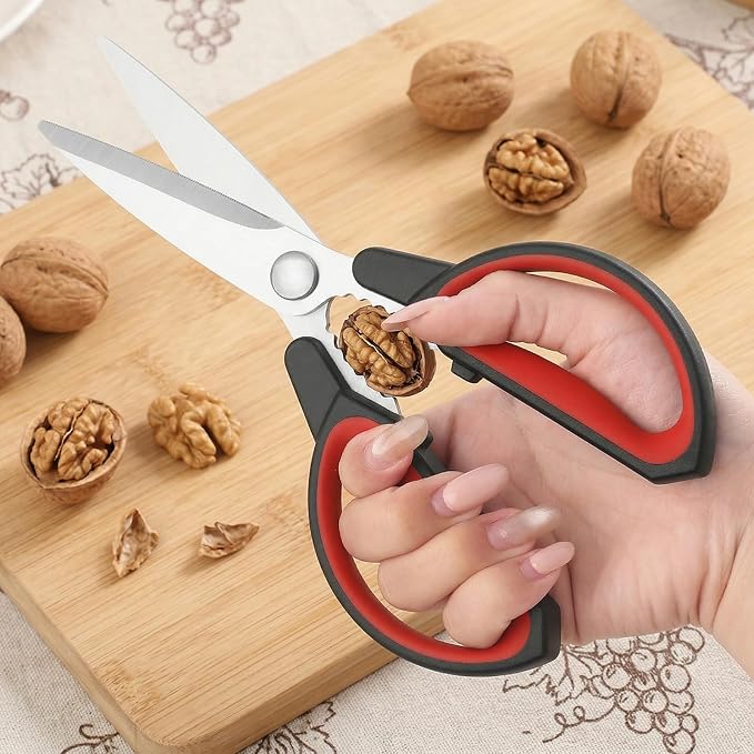 Kitchen Scissors, Sharp Stainless Steel Blades and Comfort-Grip Handles - Image 5