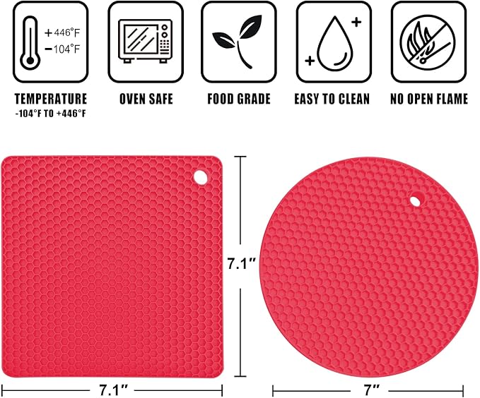 Walfos Silicone Trivet Mats - Image 6