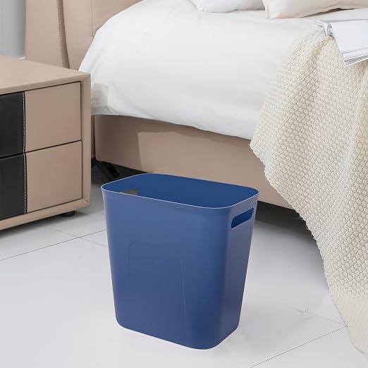 UUJOLY Plastic Small Trash Can Wastebasket, Garbage Container Basket - Image 3