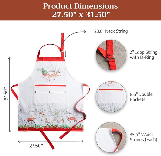 Maison d' Hermine 100% Cotton Apron - Image 7